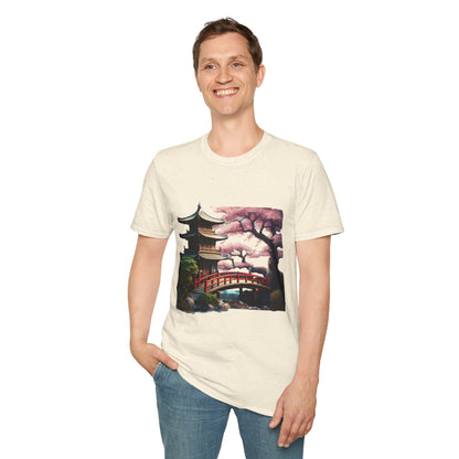 Japanese Landscape Unisex Softstyle T-Shirt