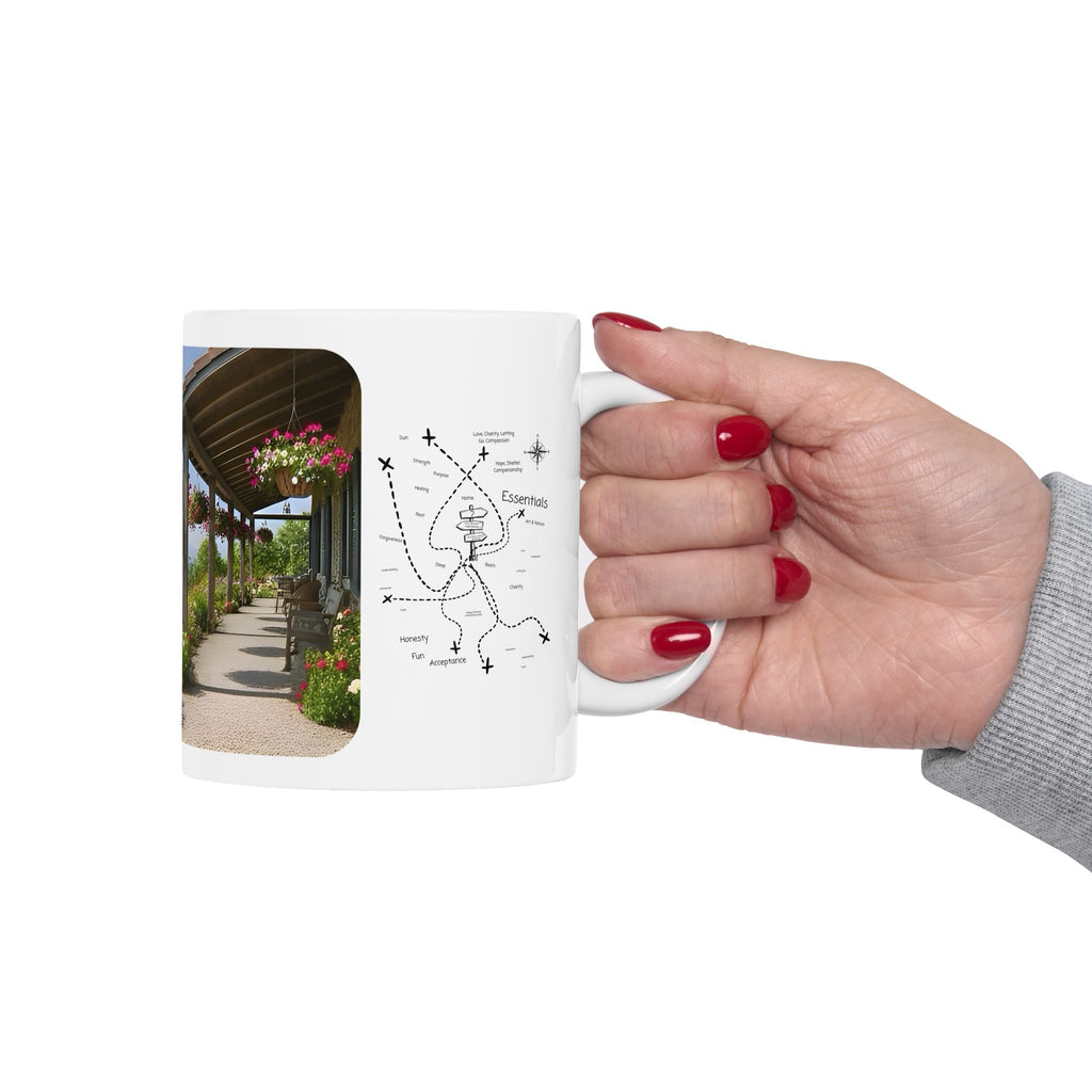 Cozy Architecture & Dreamy Landscapes #21 White Ceramic Mug – Homes Home Sweet Home Cup (11oz/15oz)