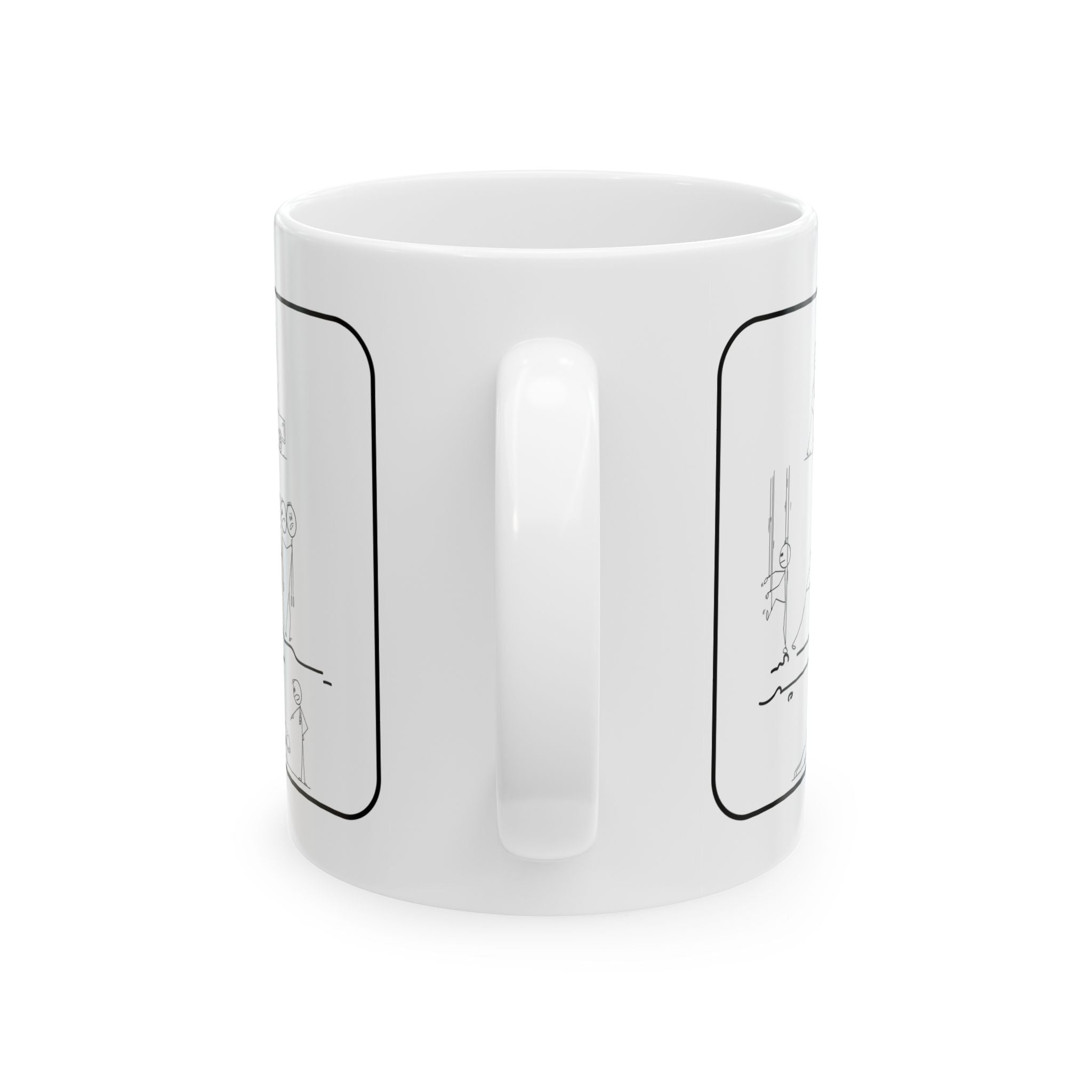 You & Me White Ceramic Mug — Romantic Couples Tea Cup? (11oz, 15oz)