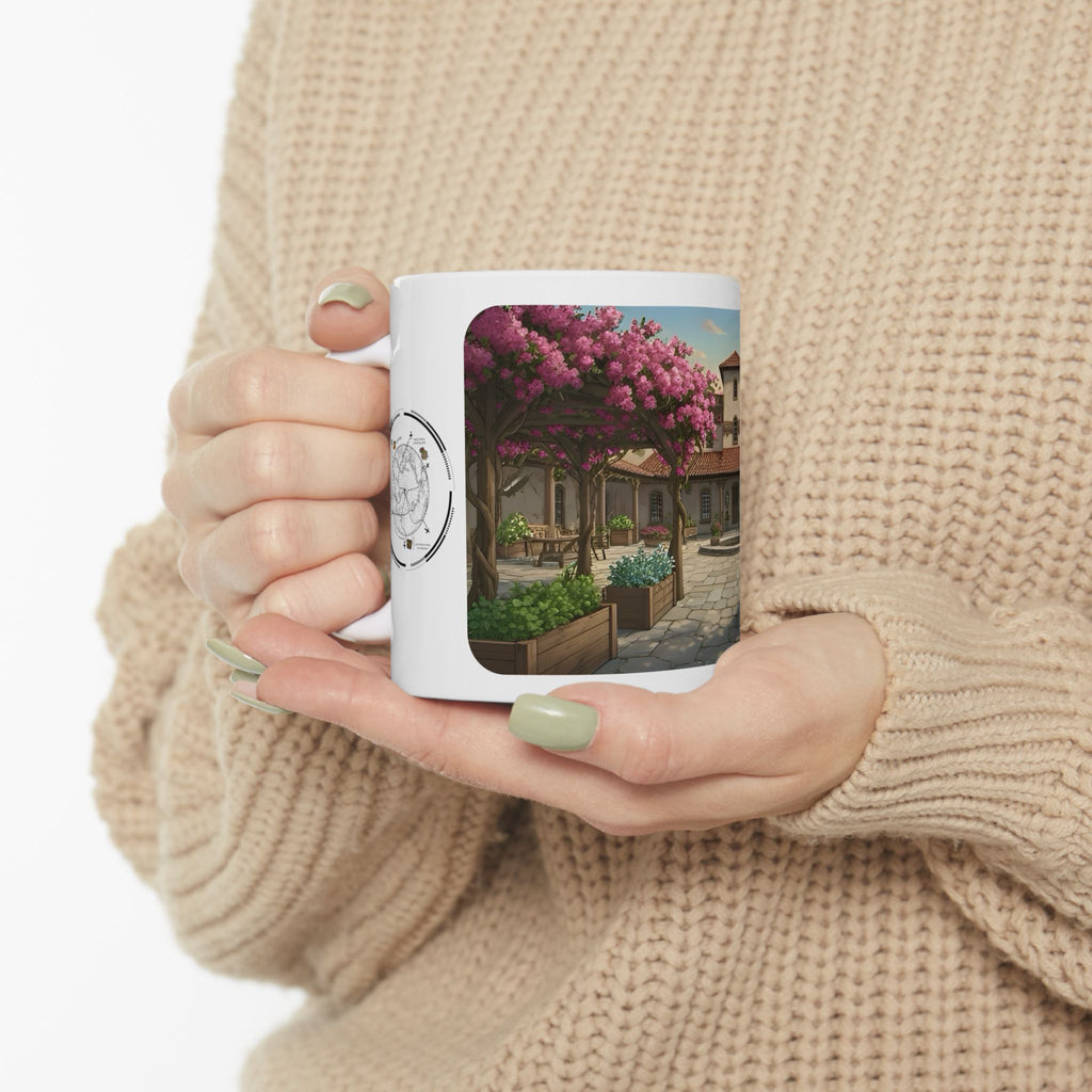 Cozy Architecture & Dreamy Landscapes #39 White Ceramic Mug – Homes Home Sweet Home Cup (11oz/15oz)