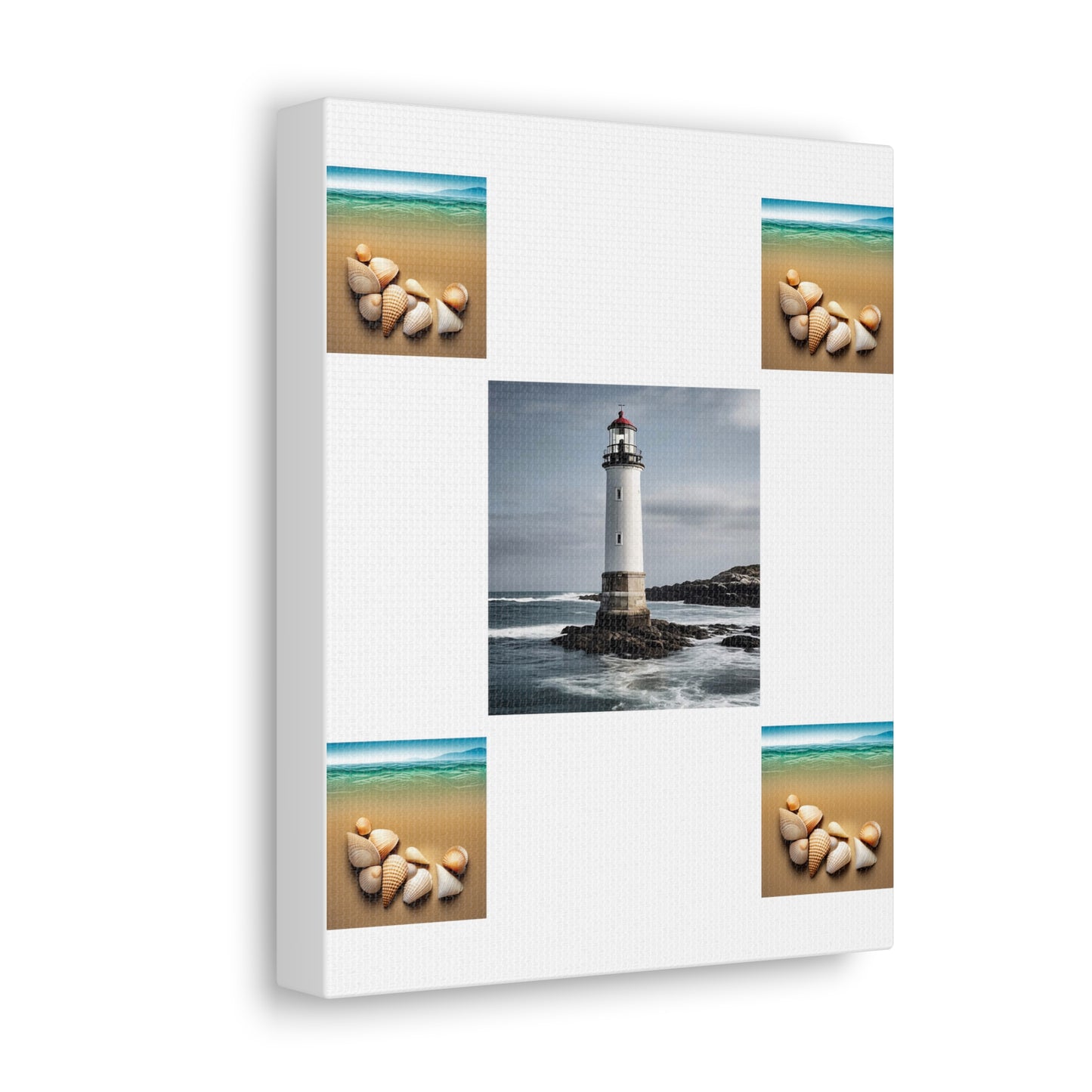 Lighthouse White Canvas Gallery Wraps