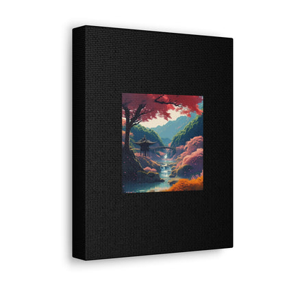 Artzy Scenic Black Canvas Gallery Wraps