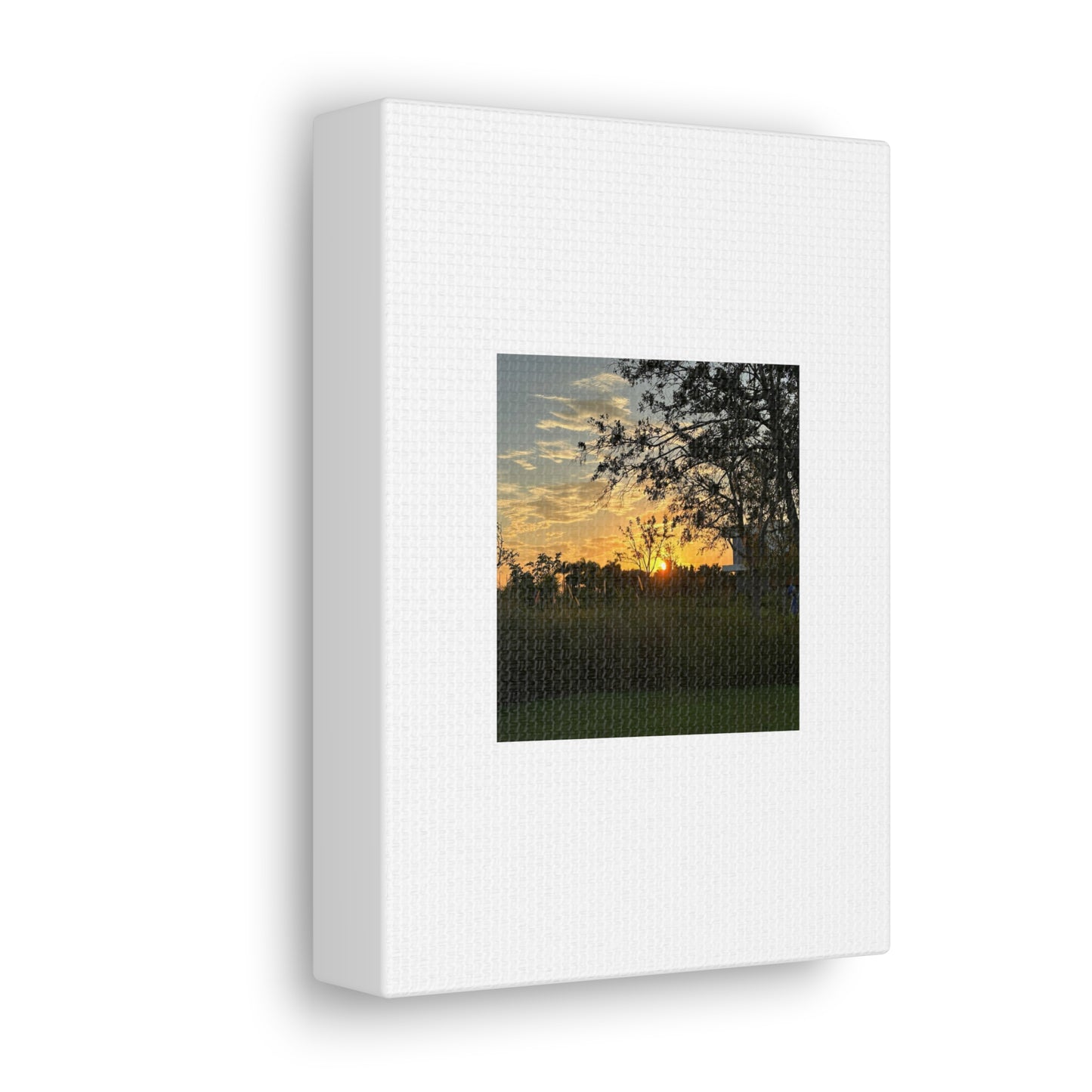 Sunset White Canvas Gallery Wraps