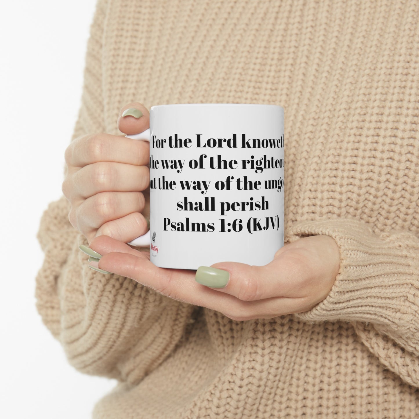 Bible Speaks Psalms 1:6 Ceramic Mug, 11oz