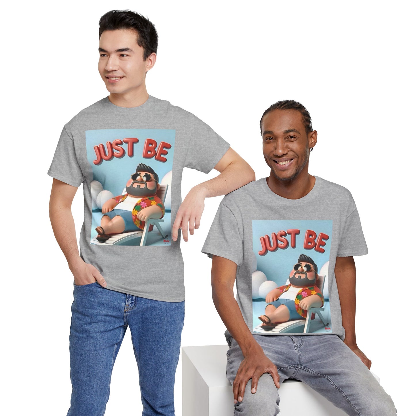 Just Be Unisex Heavy Cotton Tee