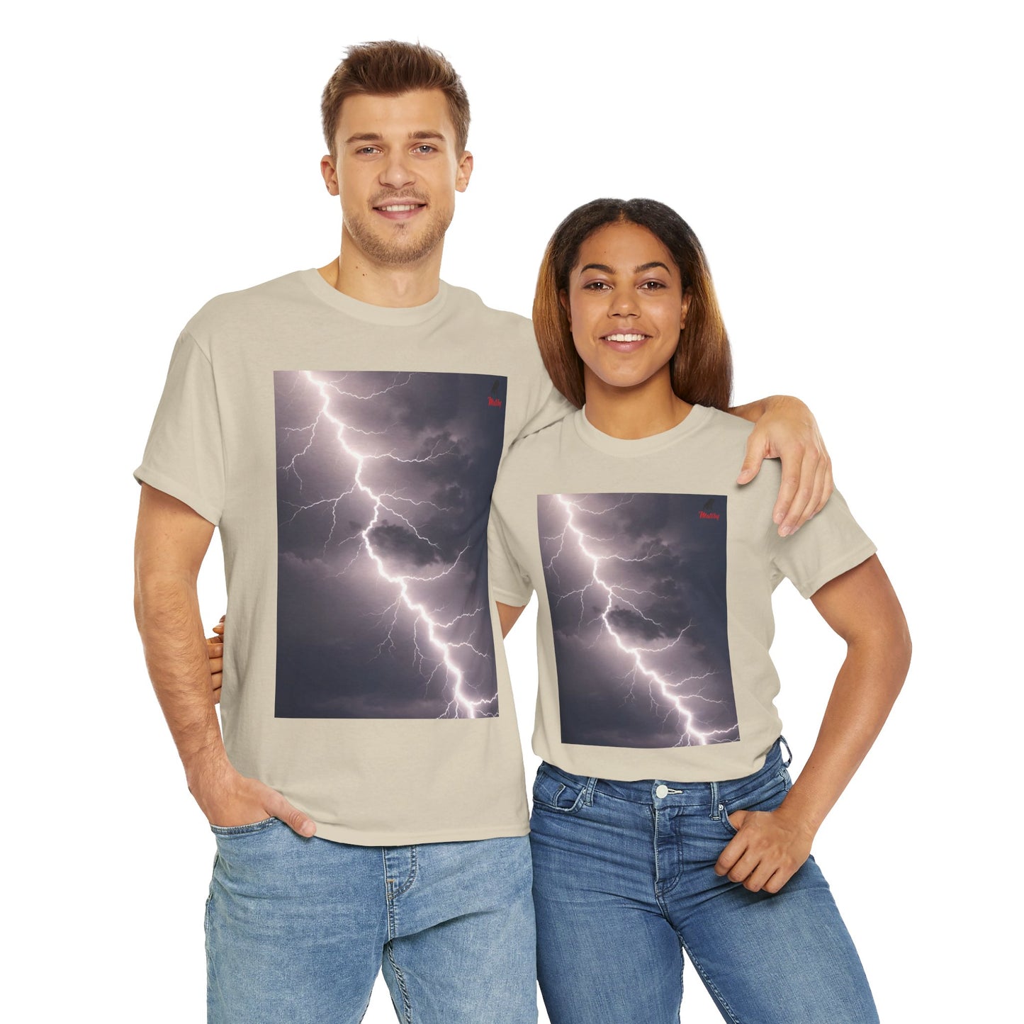 Lightning Style Unisex Heavy Cotton Tee