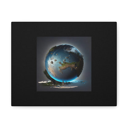 Matiby Worlds Black Canvas Gallery Wraps