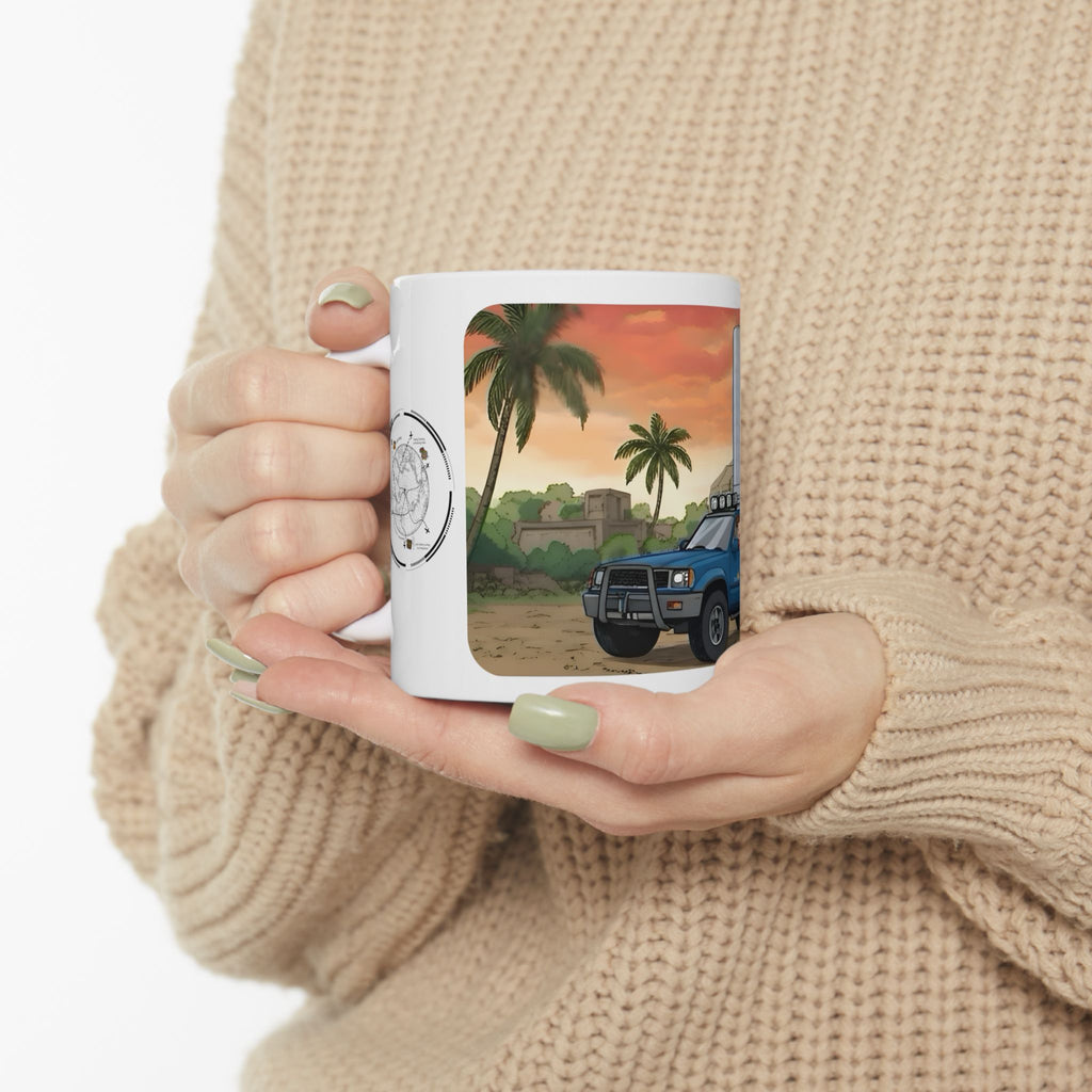 Sunshine State Pickup Trucks #7 Couples Hauler White Ceramic Mug – Celebrating Companionship, Creativity & Life’s Little Wonders Cup (11oz/15oz)