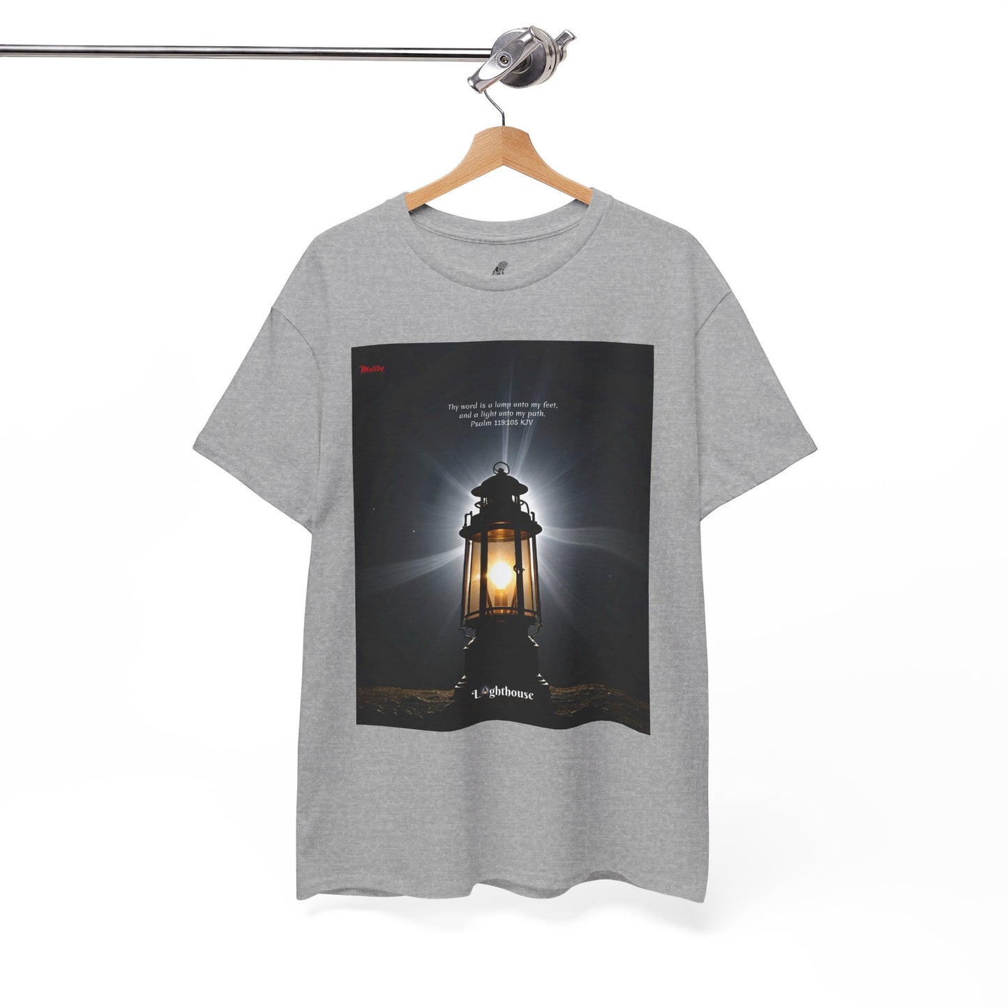 Lighthouse Psalm 119 Unisex Heavy Cotton Tee