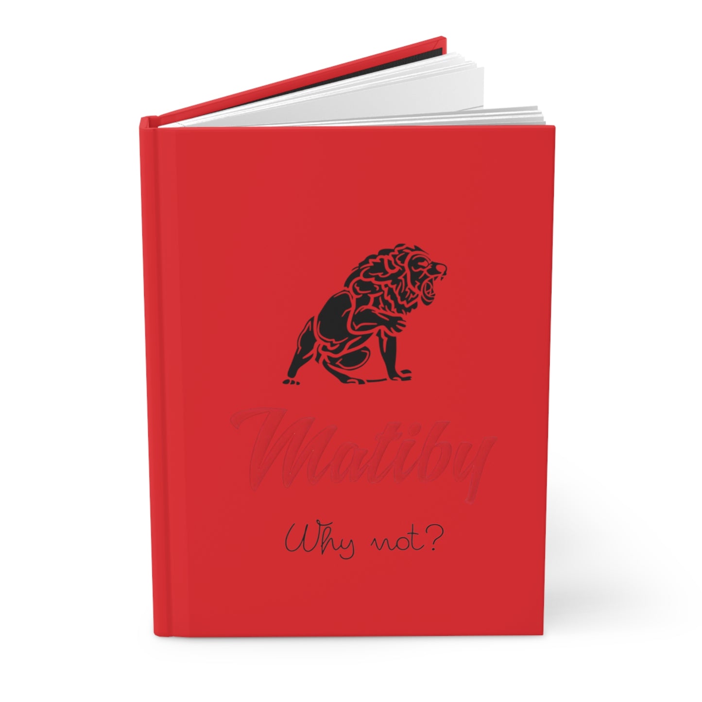 Matiby Hardcover Journal Matte Red