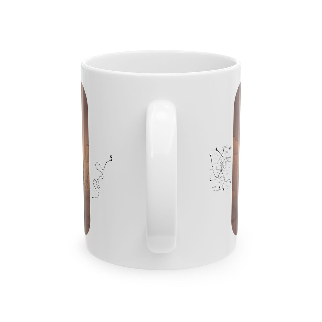 Adventure 4x4 Trucks #53, Grain Haulers White Ceramic Mug — Find Your Path To The Essentials Cup (11oz & 15oz)
