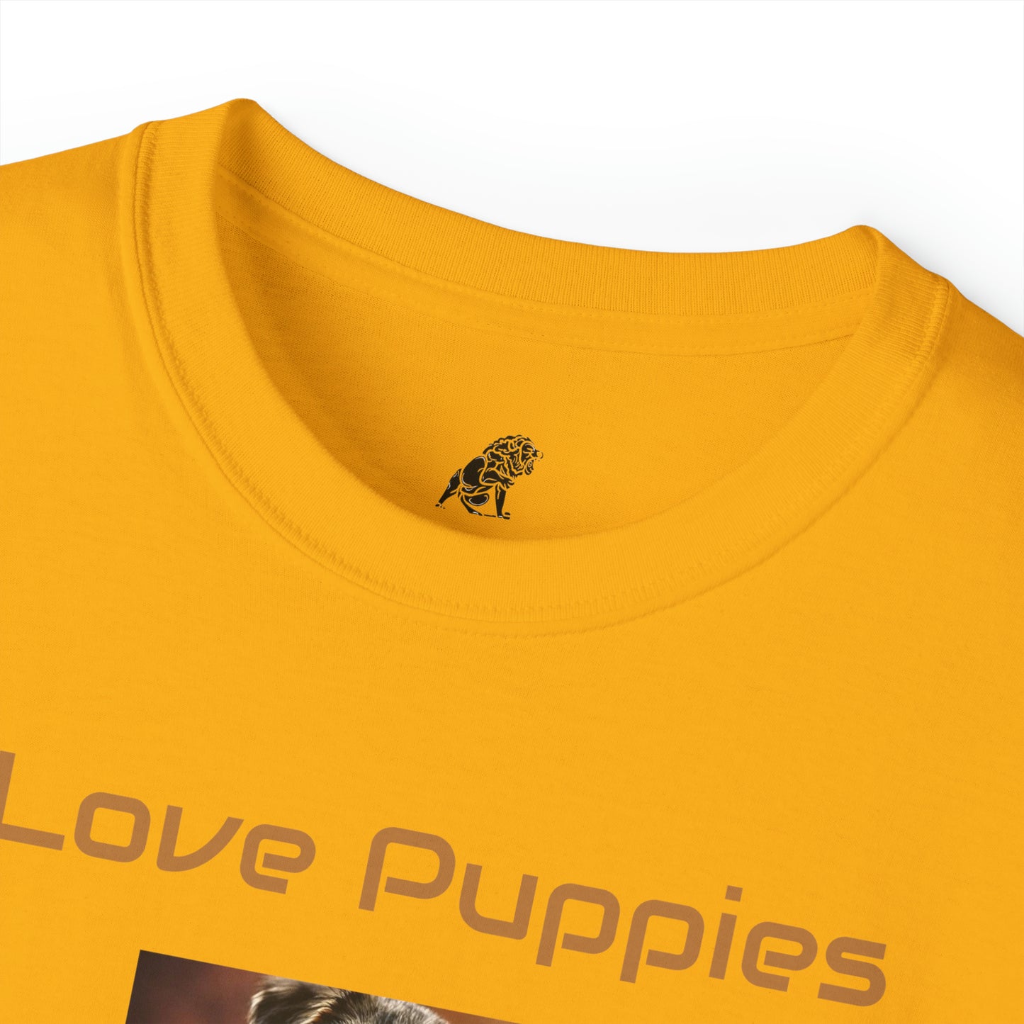 Matiby "I Love Puppies" Unisex Ultra Cotton Tee