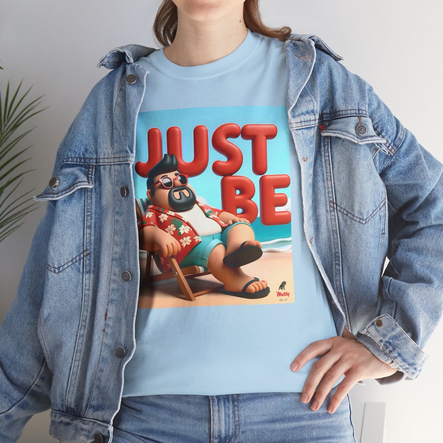 Just Be Unisex Heavy Cotton Tee