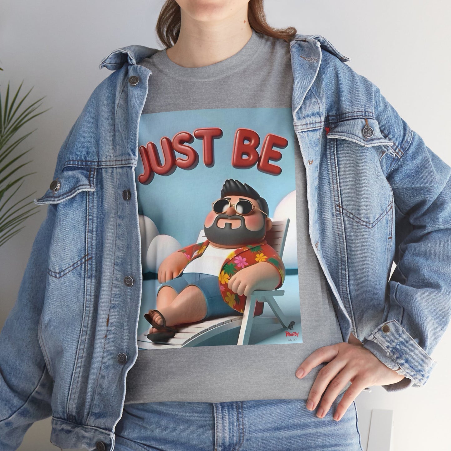 Just Be Unisex Heavy Cotton Tee