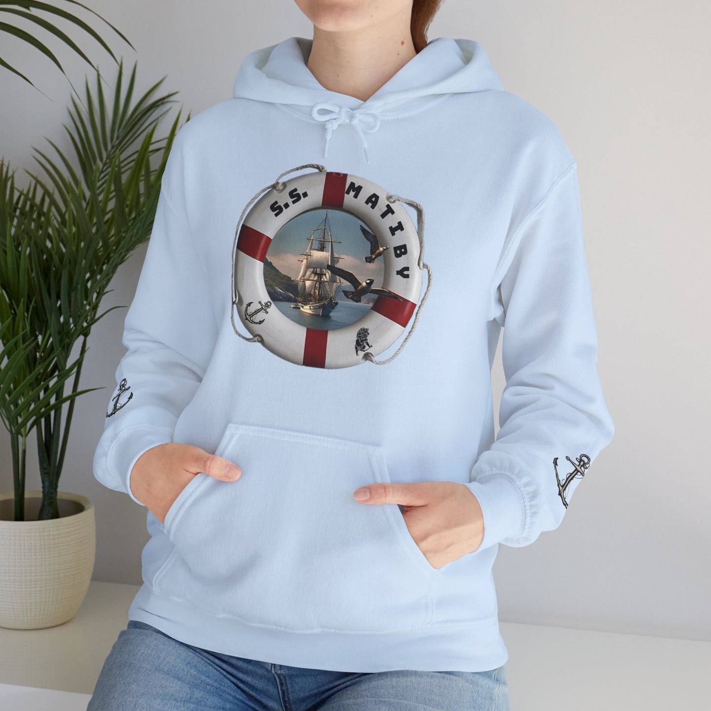 Nautical S.S. Matiby Unisex Heavy Blend™ Hooded Sweatshirt