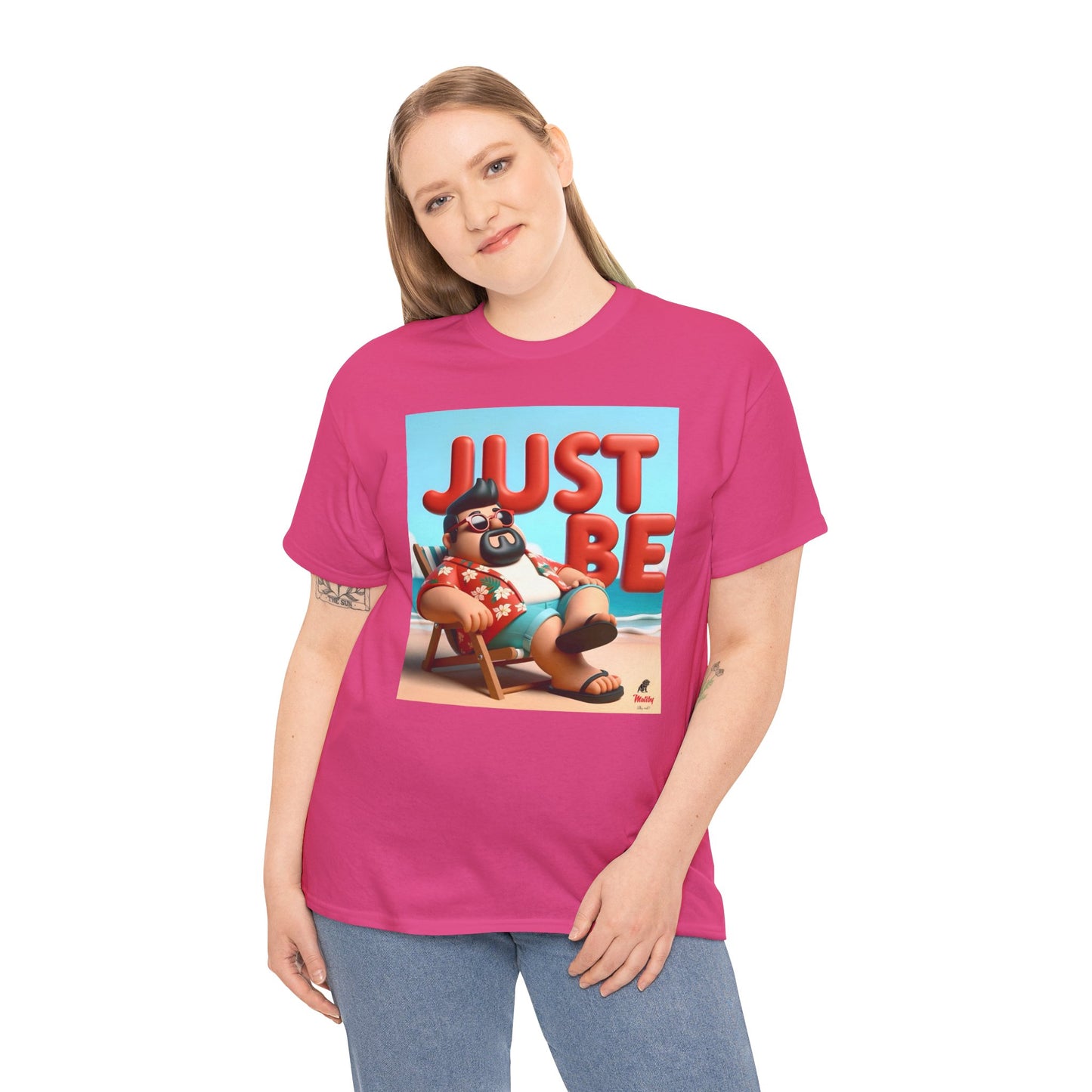 Just Be Unisex Heavy Cotton Tee