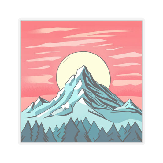 Mountain Kiss-Cut Stickers