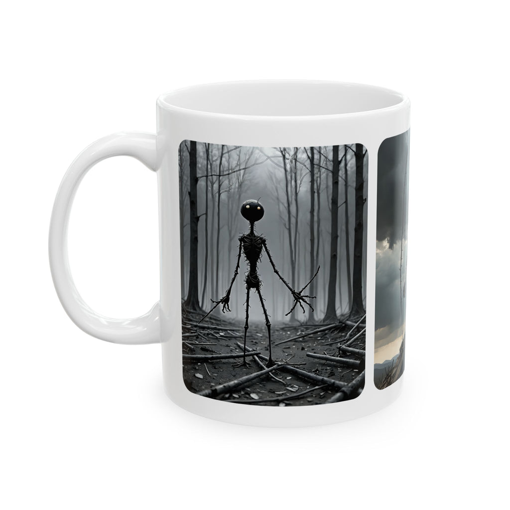 The Stick-To-It Species #4 White Ceramic Mug – Anatomy of Optimism Cup 11oz/15oz