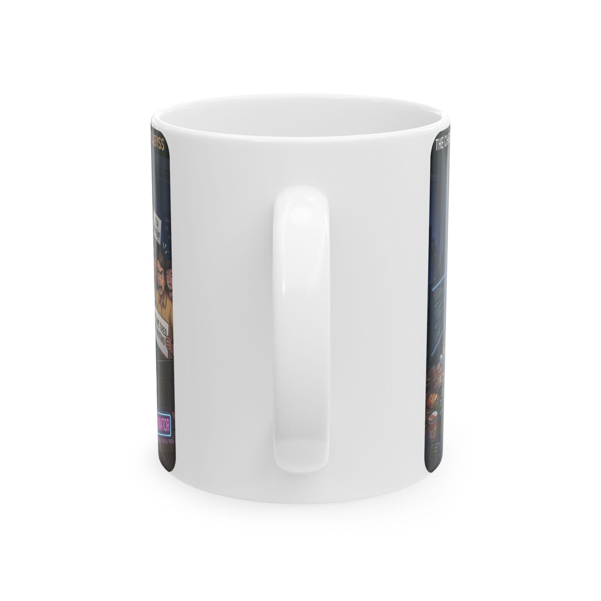 Indie Game Developer Life White Ceramic Mug — Funny Gaming Studio Office Cup, 11oz & 15oz