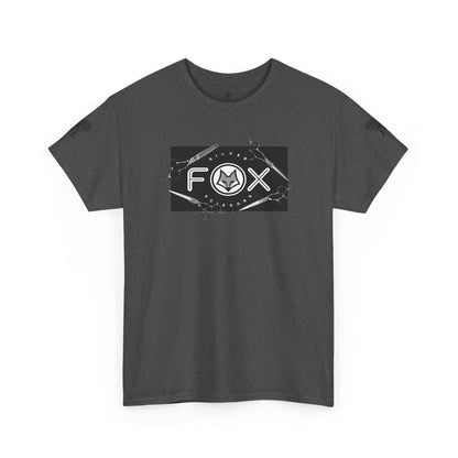 Silver Fox Scissors Unisex Heavy Cotton Tee