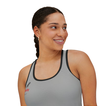 Women's Light Grey Tank Top (AOP)