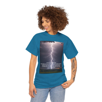 Lightning Style Son of man Unisex Heavy Cotton Tee