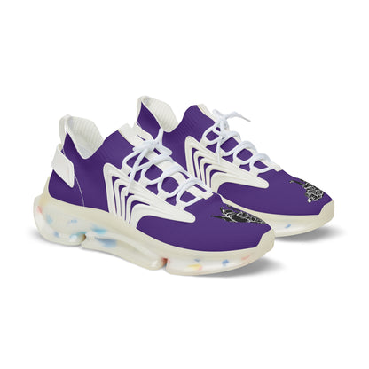 Men's Purple Mesh Sneakers