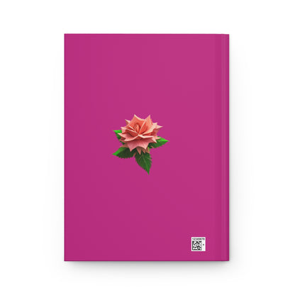 Thorn Rose Hardcover Journal Matte Pink