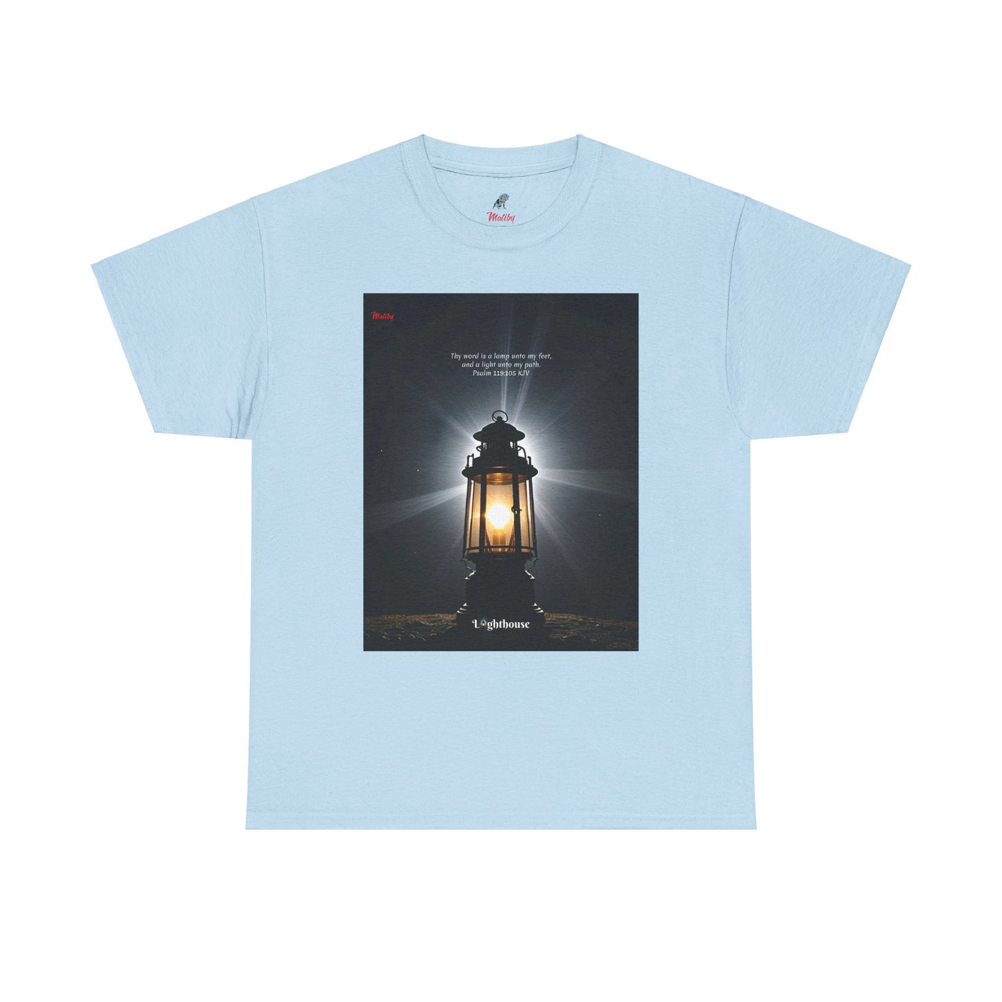 Lighthouse Psalm 119 Unisex Heavy Cotton Tee