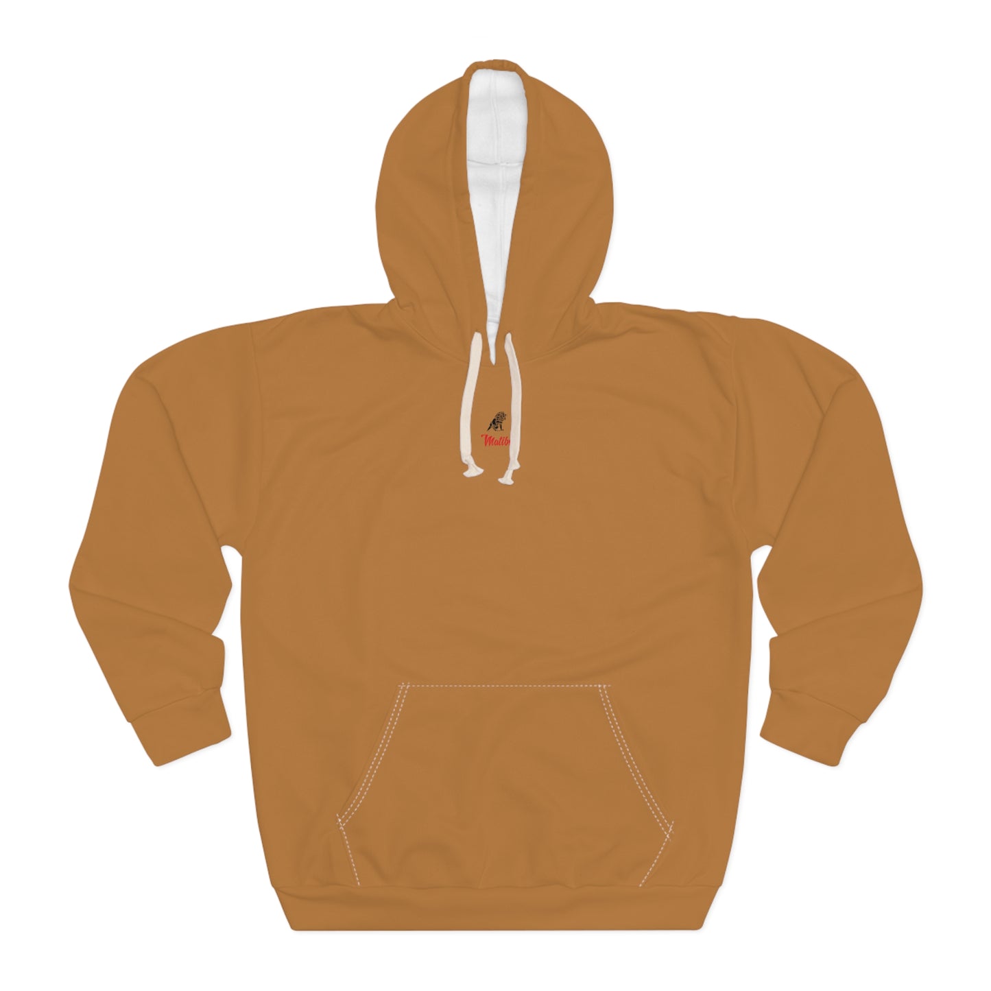 Light Brown Unisex Pullover Hoodie (AOP)