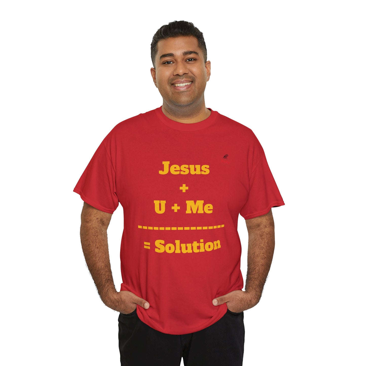 Jesus+U+Me Unisex Heavy Cotton Tee