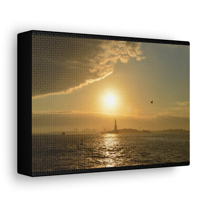 Sunset Black Canvas Gallery Wraps