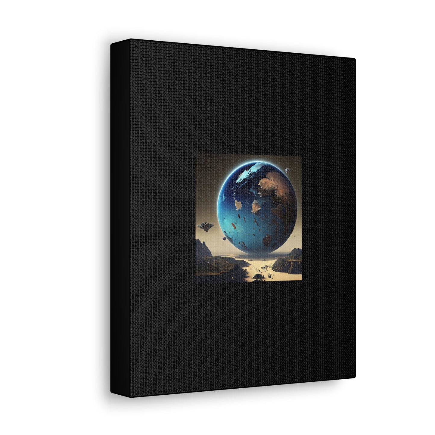 Matiby Worlds Black Canvas Gallery Wraps