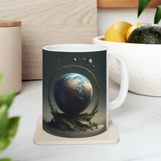 Matiby Worlds Ceramic Mug, 11oz