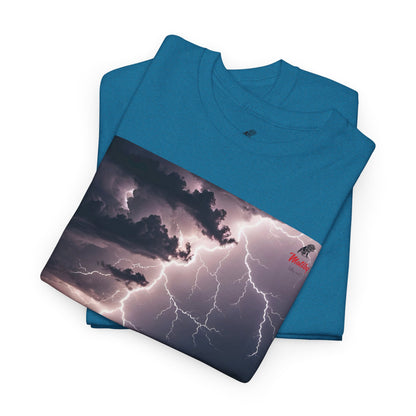 Lightning Style Earth Trembled Unisex Heavy Cotton Tee