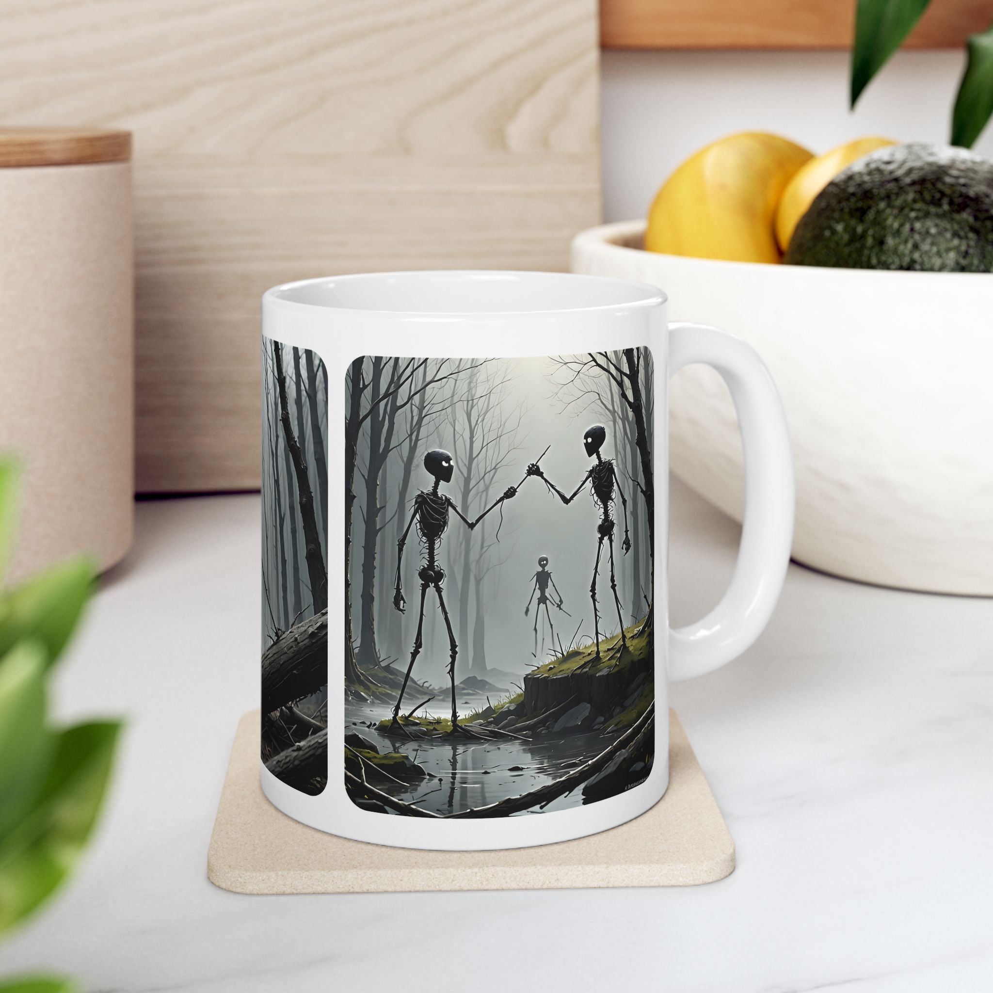 The Stick-To-It Species #7 White Ceramic Mug – Anatomy of Optimism Cup 11oz/15oz