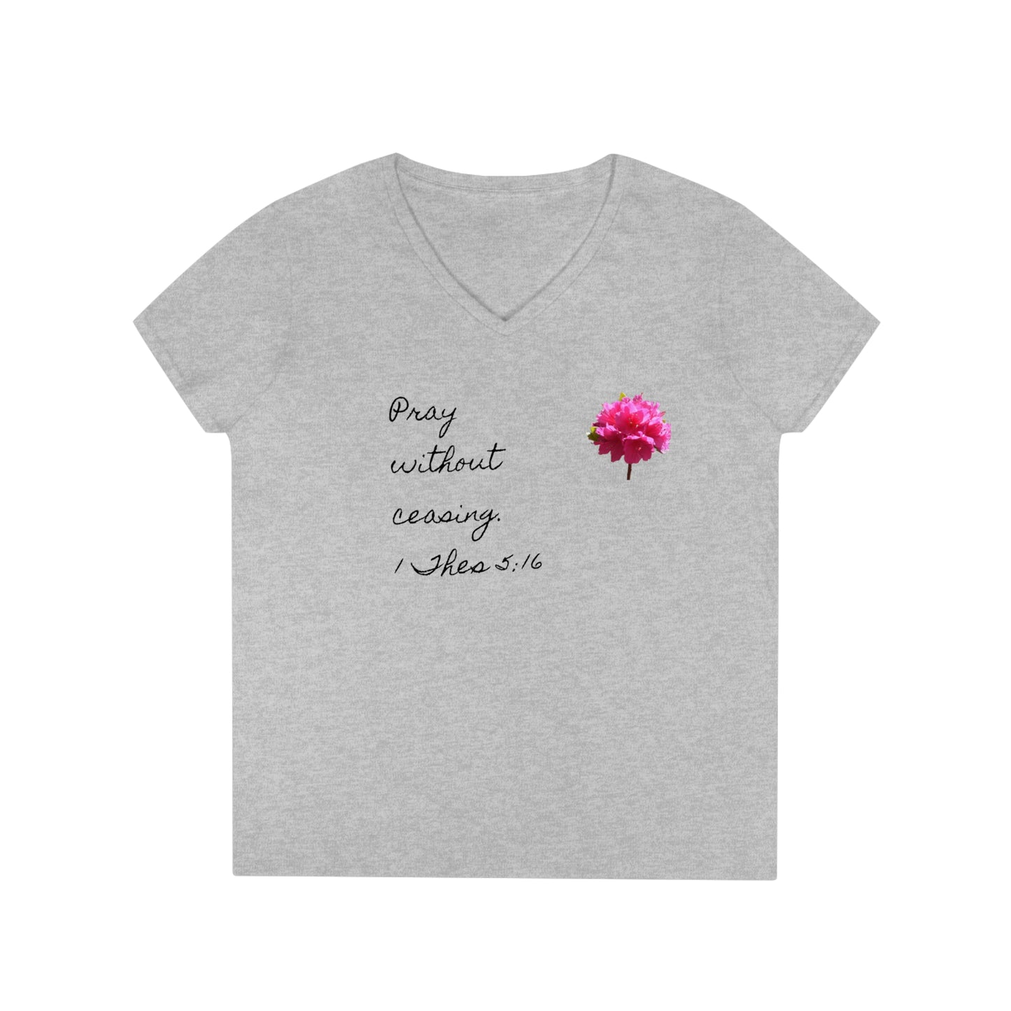 Bible Speaks Ladies' V-Neck T-Shirt