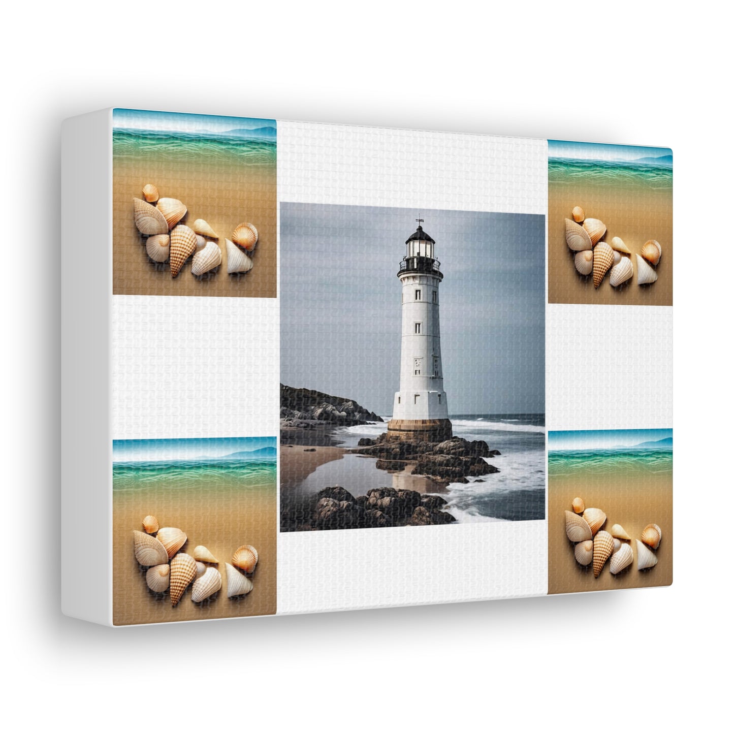 Lighthouse White Canvas Gallery Wraps