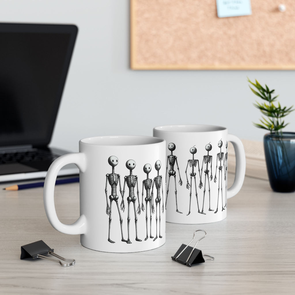 The Stick-To-It Species #11 White Ceramic Mug – Anatomy of Optimism Cup 11oz/15oz