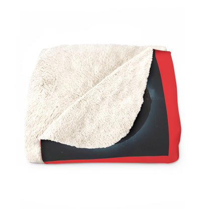 Matiby Worlds "Rojo" Red Sherpa Fleece Blanket