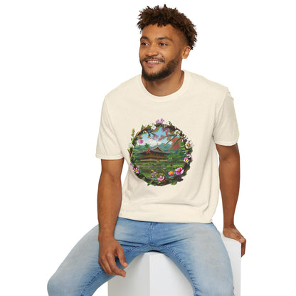 Floral Landscape Unisex Softstyle T-Shirt