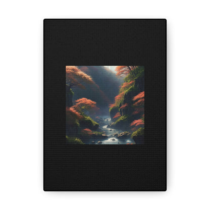 Artzy Scenic Black Canvas Gallery Wraps