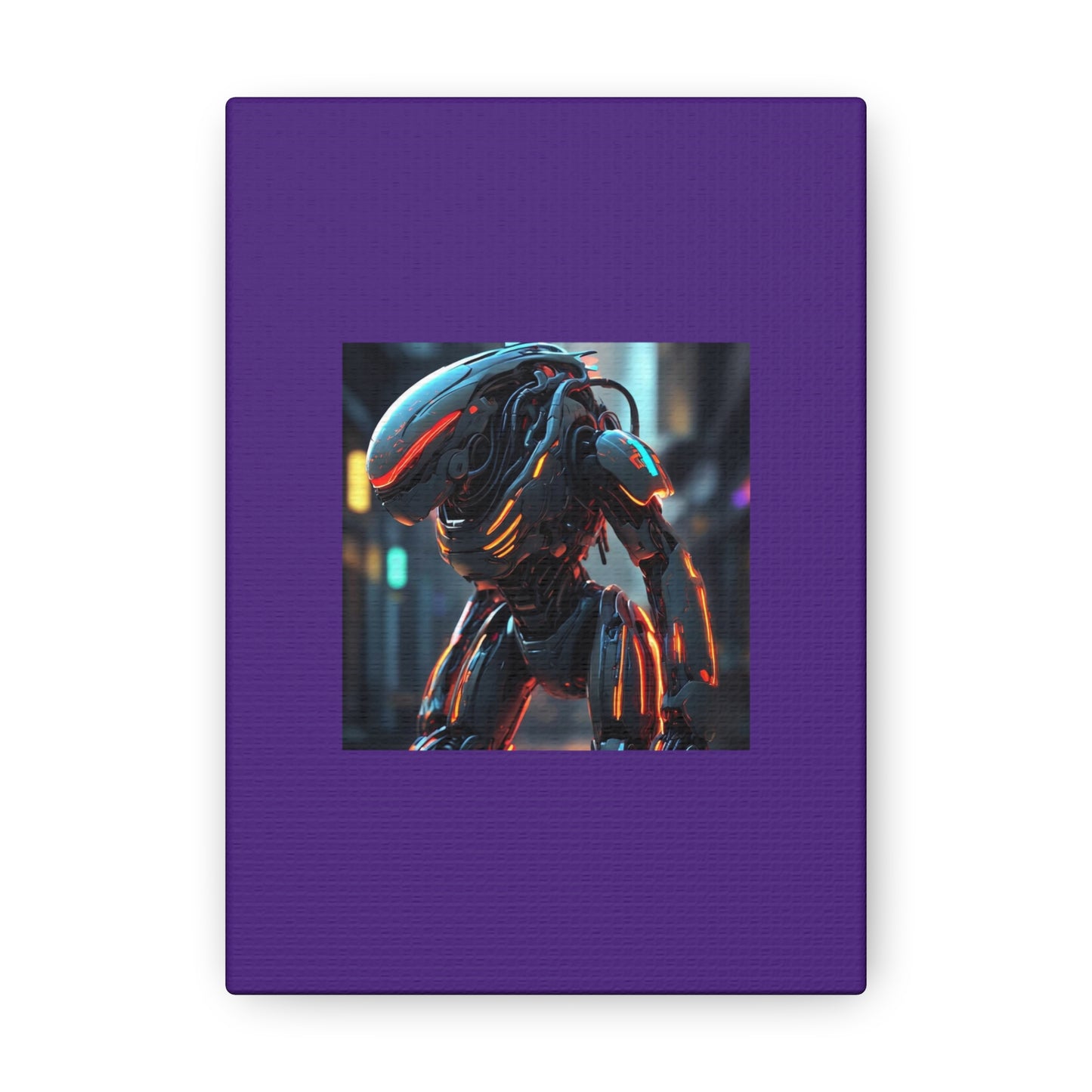 Matiby MEK Purple Canvas Gallery Wraps