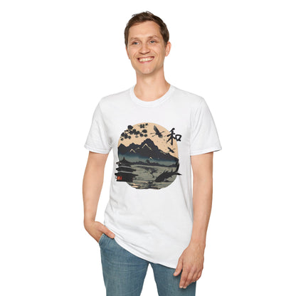 Japanese Landscape Unisex Softstyle T-Shirt