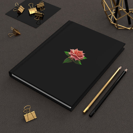 Rose Hardcover Journal Matte Black