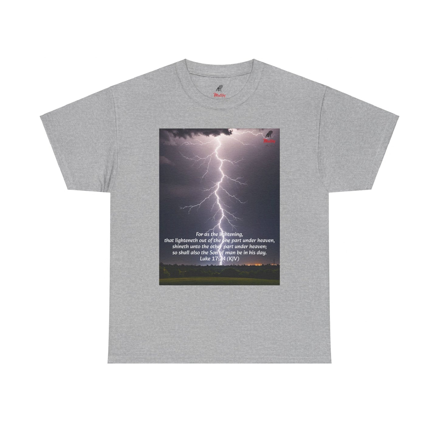 Lightning Style Son of man Unisex Heavy Cotton Tee