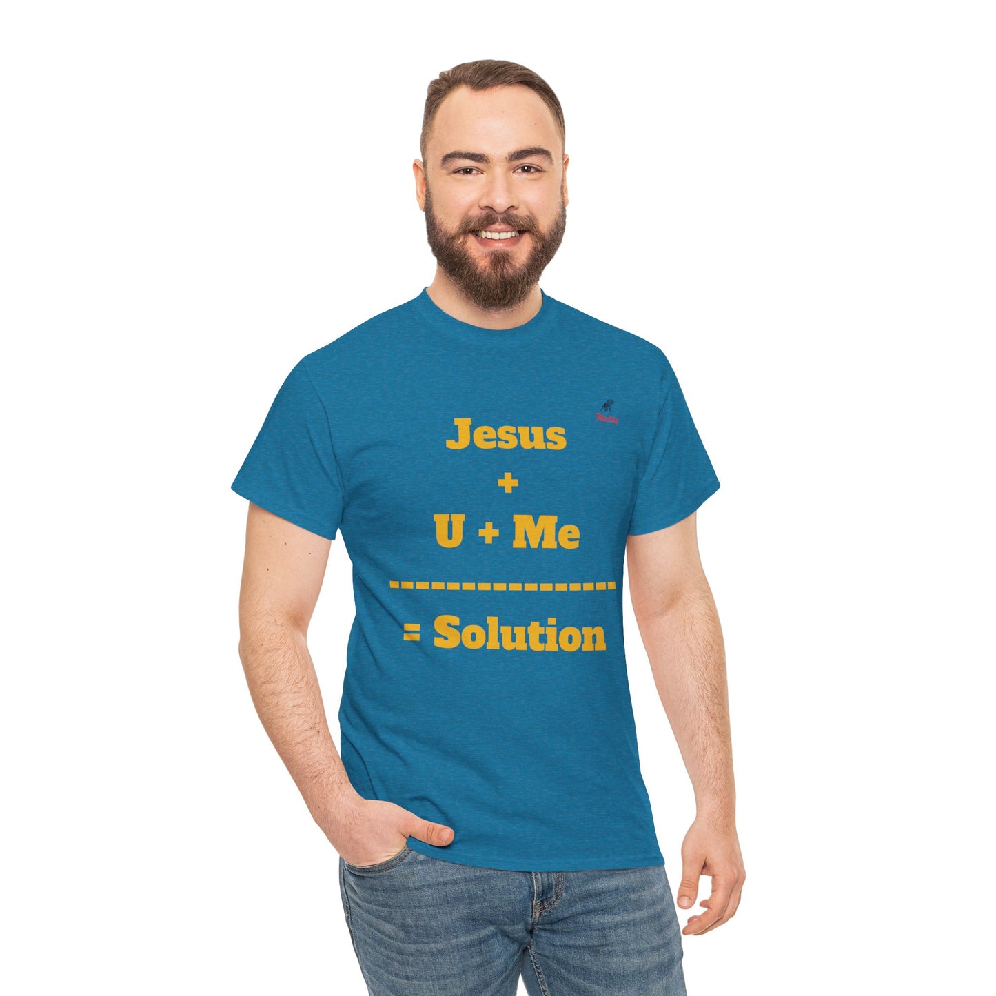 Jesus+U+Me Unisex Heavy Cotton Tee