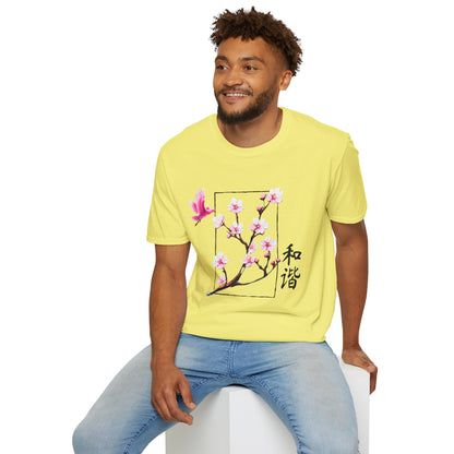 Japanese Cherry Blossom Unisex Softstyle T-Shirt