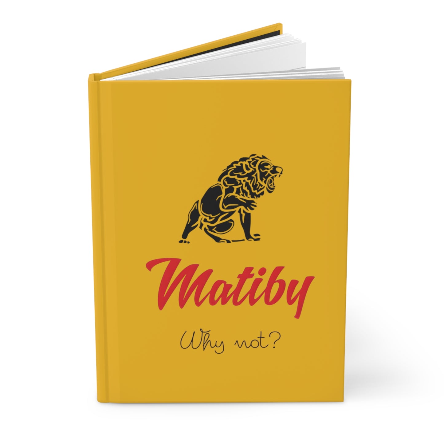 Matiby Hardcover Journal Matte Yellow