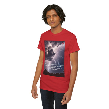 Lightning Style Thunder Unisex Heavy Cotton Tee